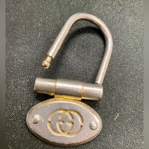 Gucci- Vintage Padlock style Bag Tag/Key Holder
